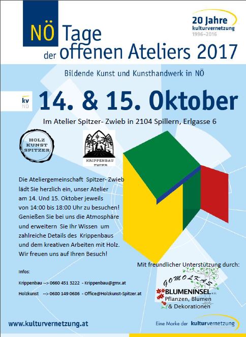 NÖ Tage der offenen Ateliers 14. und 15.10.2017