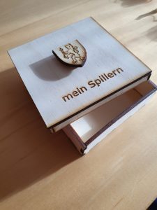 Holzkisterl "mein Spillern"